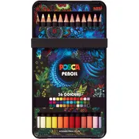 Posca Farveblyanter - 36 stk. - Multifarvet - - OneSize - Farvesæt