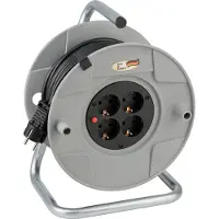 Brennenstuhl AK 260, Hvid, Plast, 4 AC stikkontakt(er), Lige, 40 m, IP20