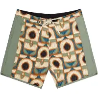Picture Organic Clothing - Andy 17 Boardshort Tikki til Unisex - Størrelse L - Kaki