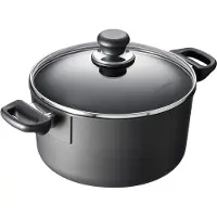 Scanpan 4,8 l/24 cm gryde m. låg - Classic Induction
