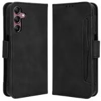 Mtp Products Samsung Galaxy A15 Pung Cover med Kortholder - Sort