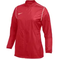 Nike Regnjakke Repel Park 20 - Rød/Hvid Kvinde, størrelse Small