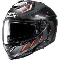 HJC i71 Simo MC6HSF Mat/Sort/antracit/Rød 2XL