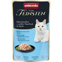Animonda Vom Feinsten Adult i sauce 18 x 50 g - Kyllingefilet + hvid tun i sauce