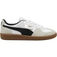 Puma Sneaker Palermo Skind - Hvid/Grå/Sort, størrelse 44
