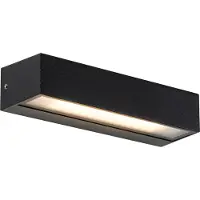 QAZQA Moderne væglampe sort inkl. LED IP65 - Steph