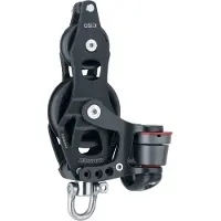 Harken Element Fiddle Svirvelblok Med 150 Mm Kam Og Løftebøjle 60 Mm
