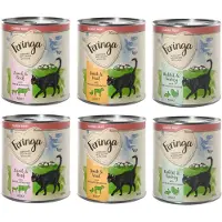 Feringa Prøvepakke Classic Meat 6 x 800 g Mixpaket 2: Kanin & Kalkun, Lam & Kalv