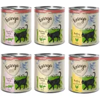 Feringa Prøvepakke Classic Meat 6 x 800 g Mixpaket 1: Fjerkræ, Lam & Kanin, Kylling & Ørred