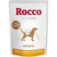 Rocco Hepatic Kylling med Havregryn & Hytteost 300 g portionspose - Økonomipakke: 24 x 300 g