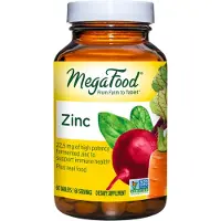 MegaFood , Zink, 22,5 mg, 60 Tabletter