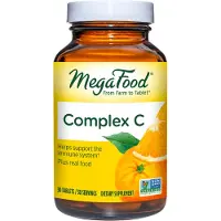 MegaFood , Kompleks C, 60 Tabletter