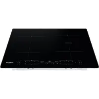 Whirlpool Filo WB B8360 NE - Induktions kogeplade - 4 plader - Niche - bredde: 56 cm - dybde: 48 cm - sort