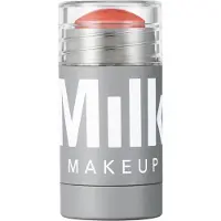 Milk Makeup M?lk makeup l?be + kind smirk (st?vet rose med skimmer) - 0,21 fl oz - fl?de r?dme & l?be farve - bygning og blandbar - 1 000+ swipes pr. Stok -