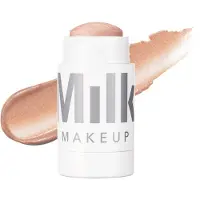 Milk Makeup - Highlighter - Mini Stick - Lit - Nuance Crémeuse Perlée Champagne (6 G) - For Women