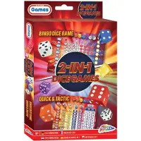 Grafix 2-i-1 spil med terninger og bingo