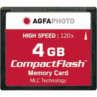 Agfa Compact Flash 4gb High Speed 120x Mlc Hukommelseskort