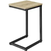 SoBuy C-formet sofabord med hjul, 30x40x60 cm