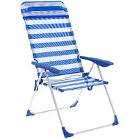 Marbueno Summer 10316 69x58x110 Cm Aluminium Multipositions Sammenklappelig Stol