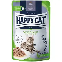 Happy Cat Økonomipakke: 48 x 85 g Kød i Sovs portionspose - Lam