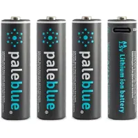 Pale Blue Paleblue Genopladeligt AA-batteri Litium 1700 1.5 V 4 stk
