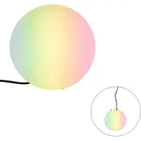 QAZQA Smart udendørslampe hvid 25 cm IP65 inkl. WiFi A60 - Nura
