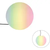 QAZQA Smart udendørslampe hvid 35 cm IP65 inkl. WiFi A60 - Nura