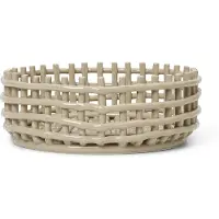 Ferm Living Ceramic flettet skål Cashmere