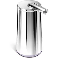 Simplehuman 295 ml skumsensorpumpe, poleret