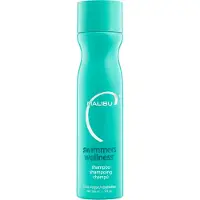 Malibu C Swimmers Wellness Shampoo - Beskytter h?ret mod klorskader og bek?mper sk?rt h?r - Swimmers Shampoo til fjernelse af poolelementer (9 oz