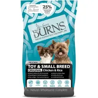 Burns Adult & Senior Original Toy & Small Breed - kylling og ris - Økonomipakke: 2 x 6 kg