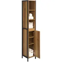 SoBuy Badeværelsesskab BZR62-PF, natur