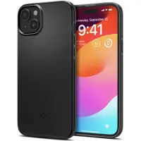 Spigen Thin Fit iPhone 15 Plus-etui - Sort