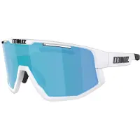Bliz - Solbriller - Fusion Small Matt White Brown w Blue Multi til Unisex - Hvid