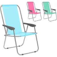 Marbueno Summer 59x51x83 Cm Aluminium Fastmonteret Klapstol Assorteret