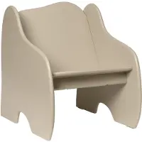 Ferm Living Lounge Stol - Slope - 44x59x55 cm - Cashmere - - OneSize - Stol