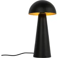 QAZQA Udendørs gulvlampe sort 50 cm - Mushroom