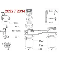 Eheim 2032/2231/2232 Filtermediebeholder
