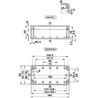 Bernstein Kasse CT-622 ABS 80X160X55