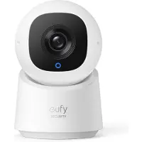 Eufy C220, IP-sikkerhedskamera, Indendørs, Trådløs, Skrivebord, Sort, Hvid, Pære