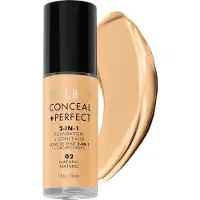 Milani Conceal + Perfect 2-In-1 Fondation + Concealer Flydende foundation 30 ml Nr. 02 - Natural