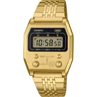 Casio A1100G-5EF Vintage Guldtonet stål Ø35 mm