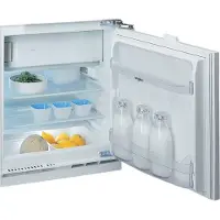 Whirlpool WBUF011 - Køleskab med fryseenhed - til indbygning - niche - bredde: 60 cm - dybde: 55 cm - højde: 82 cm - 126 liter - Klasse E - hvid