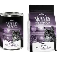 Wild Freedom Adult Sterilised 6 x 400 g - kornfri opskrift - Wild Hills Sterilised - And & Kylling