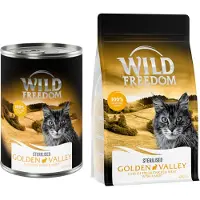 Wild Freedom Adult Sterilised 6 x 400 g - kornfri opskrift - Golden Valley Sterilised - Kanin & Kylling