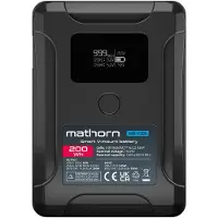 Mathorn batteri Mathorn MB-V200 14000mAh PD65W OLED USB-C 200Wh V-mount