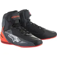 Alpinestars Faster 3 Støvle Sort/Grå/Neon-rød 8,5
