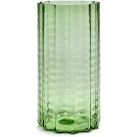 Serax Waves 03 vase 35 cm Green-clear