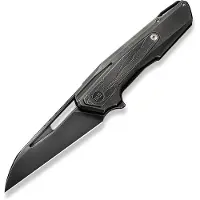 We Knife Falcaria Framelock Black Etch