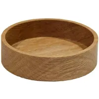 Lind DNA Wood Box opbevaring til glasbrikker Nature-oak, circle, S